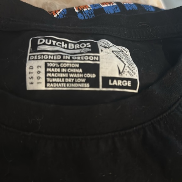 Dutch Bros “Drink One For Dane” 2024 Black SMALL+MEDIUM+LARGE +XXL+XXXL DB 1992 - Picture 5 of 7